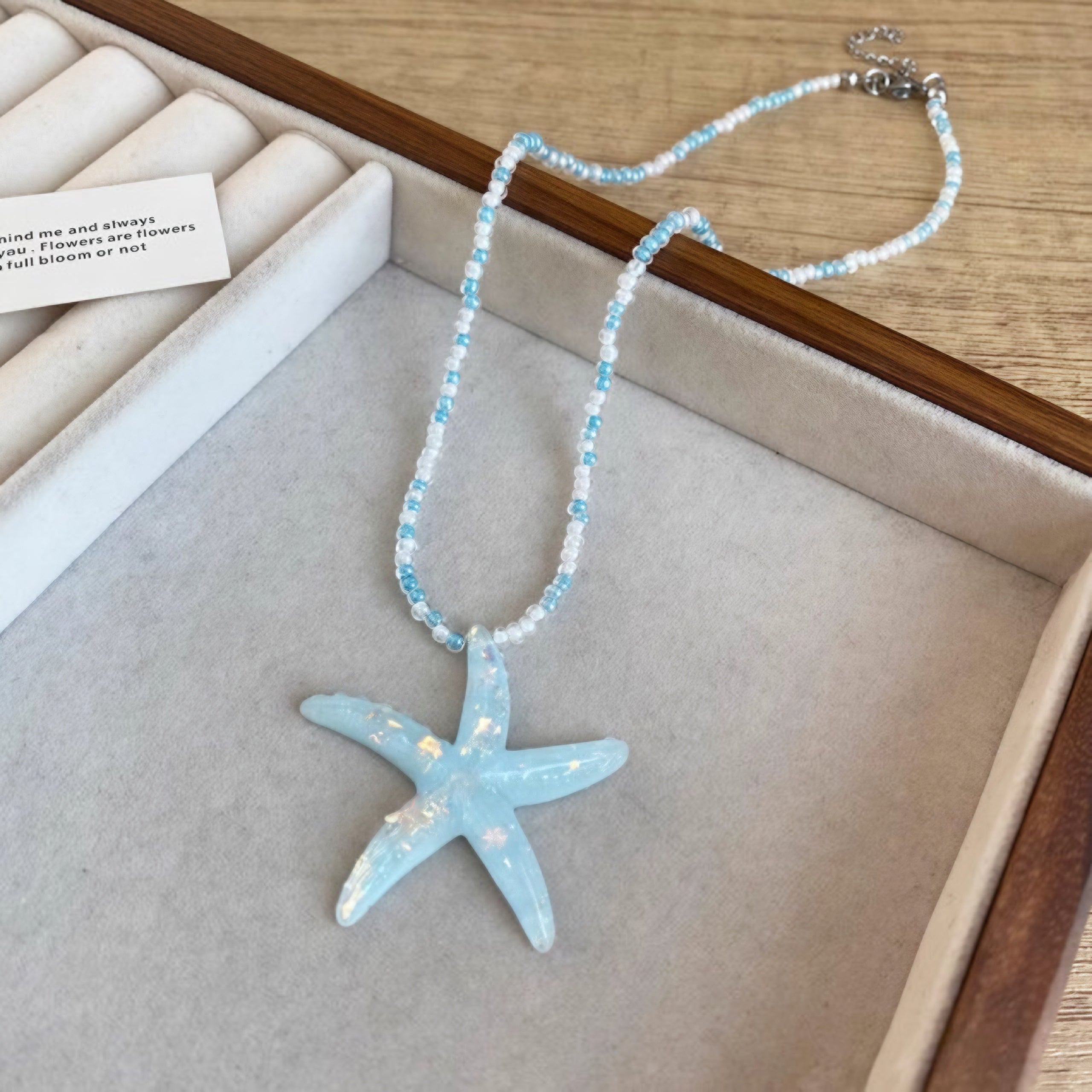 Handmade Starfish Pendant Necklace