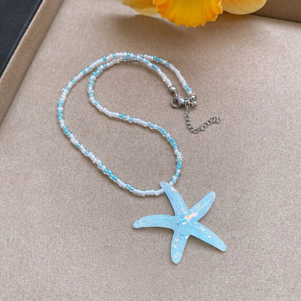 Handmade Starfish Pendant Necklace