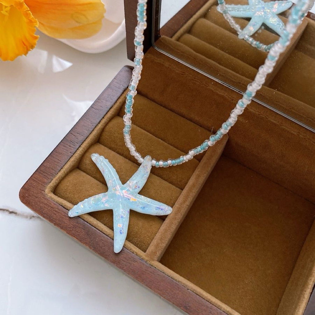 Handmade Starfish Pendant Necklace