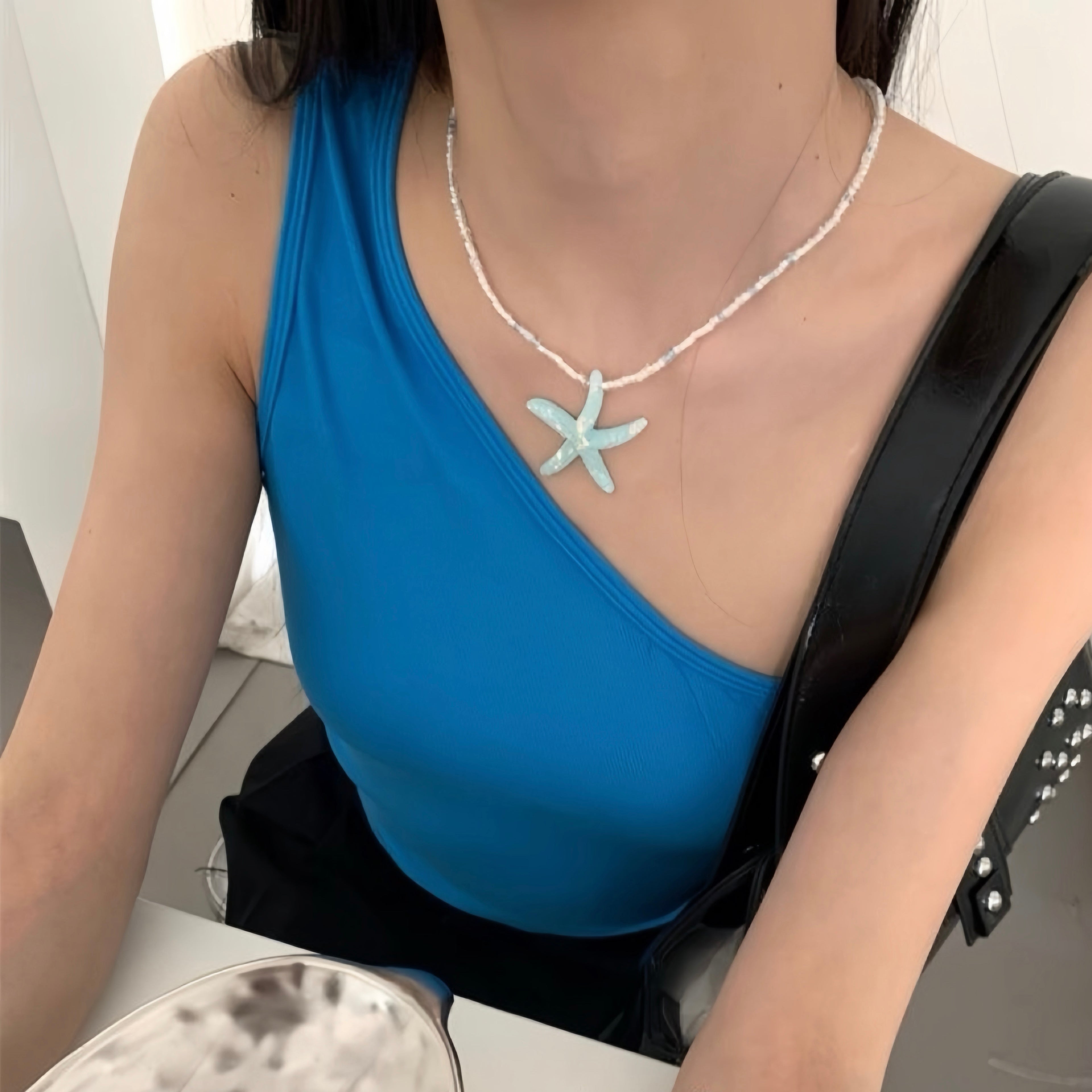 Handmade Starfish Pendant Necklace