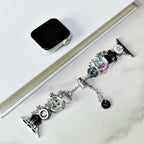 Monochrome Button Charm Apple Watch Band