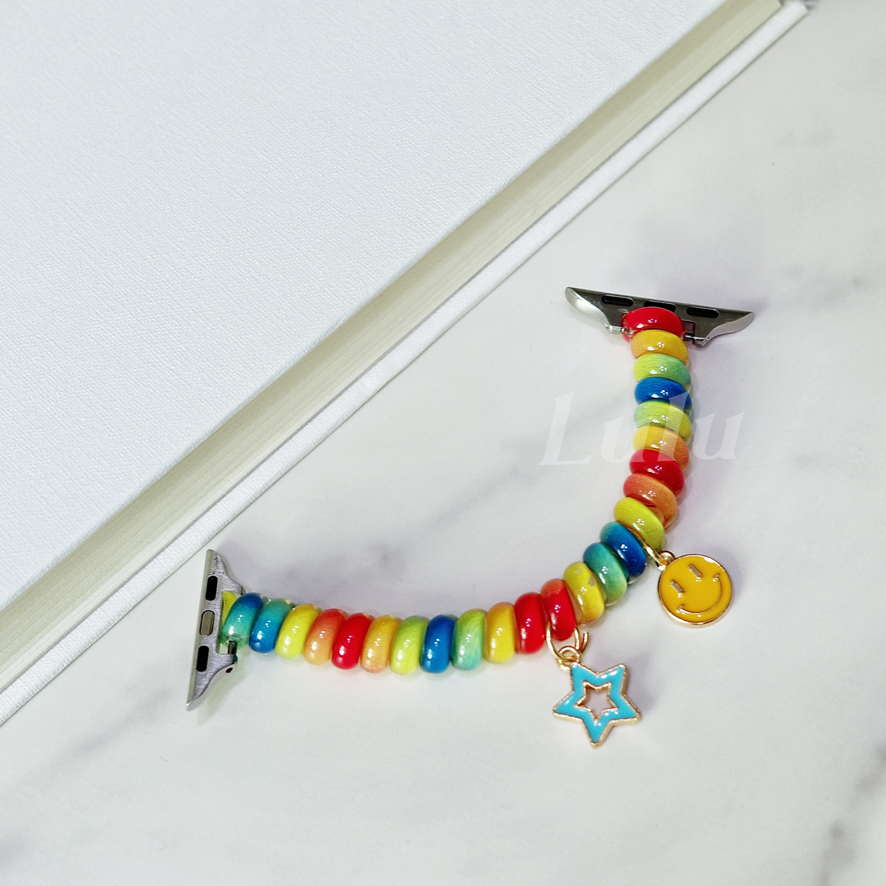 Rainbow Charm Apple Watch Band