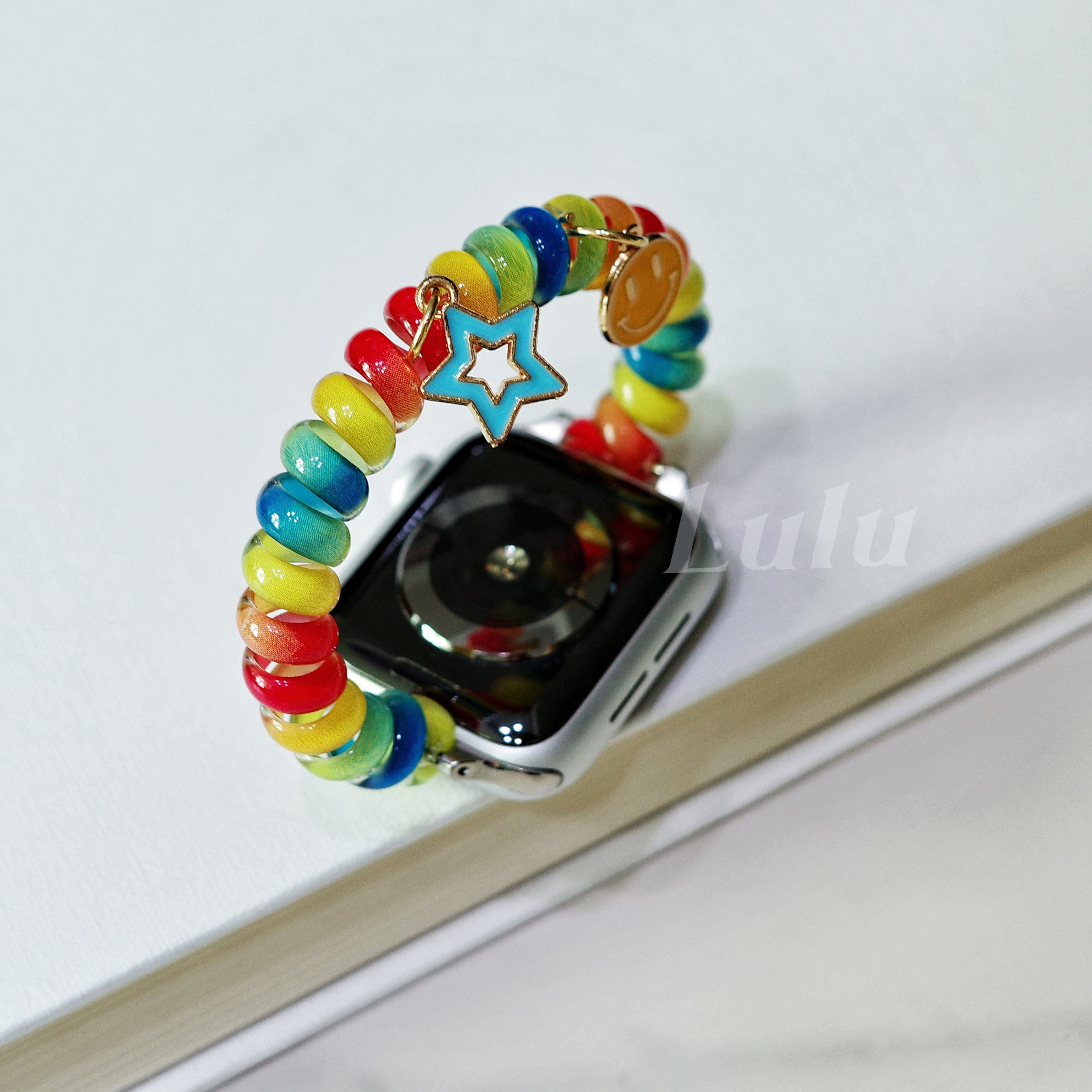 Rainbow Charm Apple Watch Band