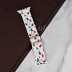 White Nylon Christmas Apple Watch Band (Copy)