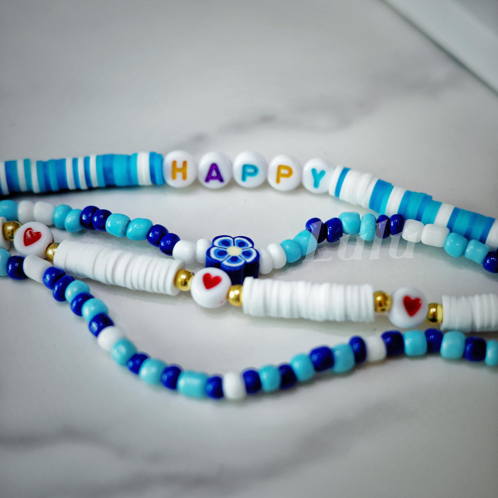 Happy Beaded Apple Watch Band