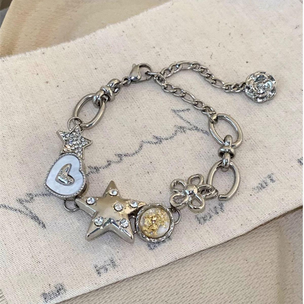 Silver Finished Link Bracelet