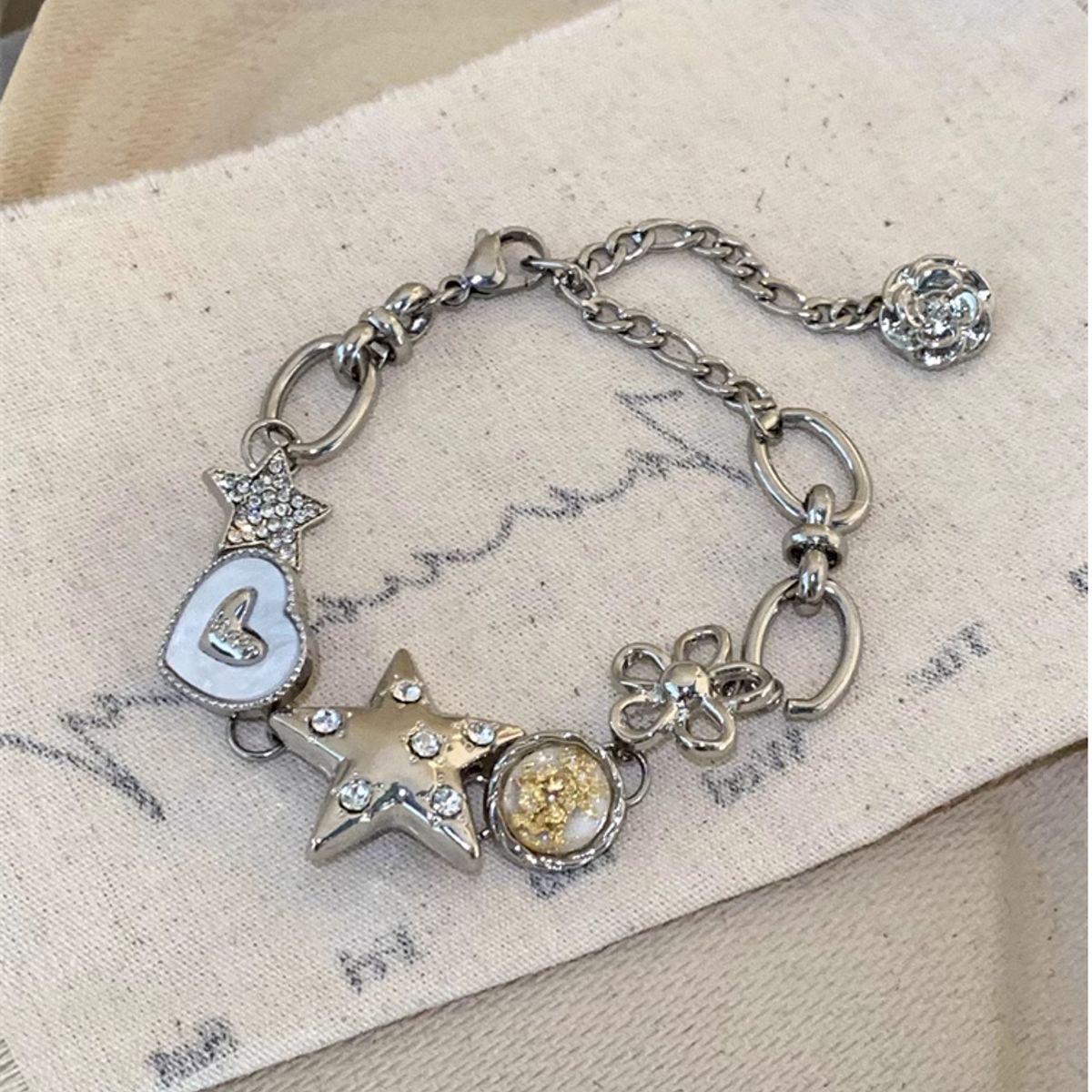 Silver Finished Link Bracelet