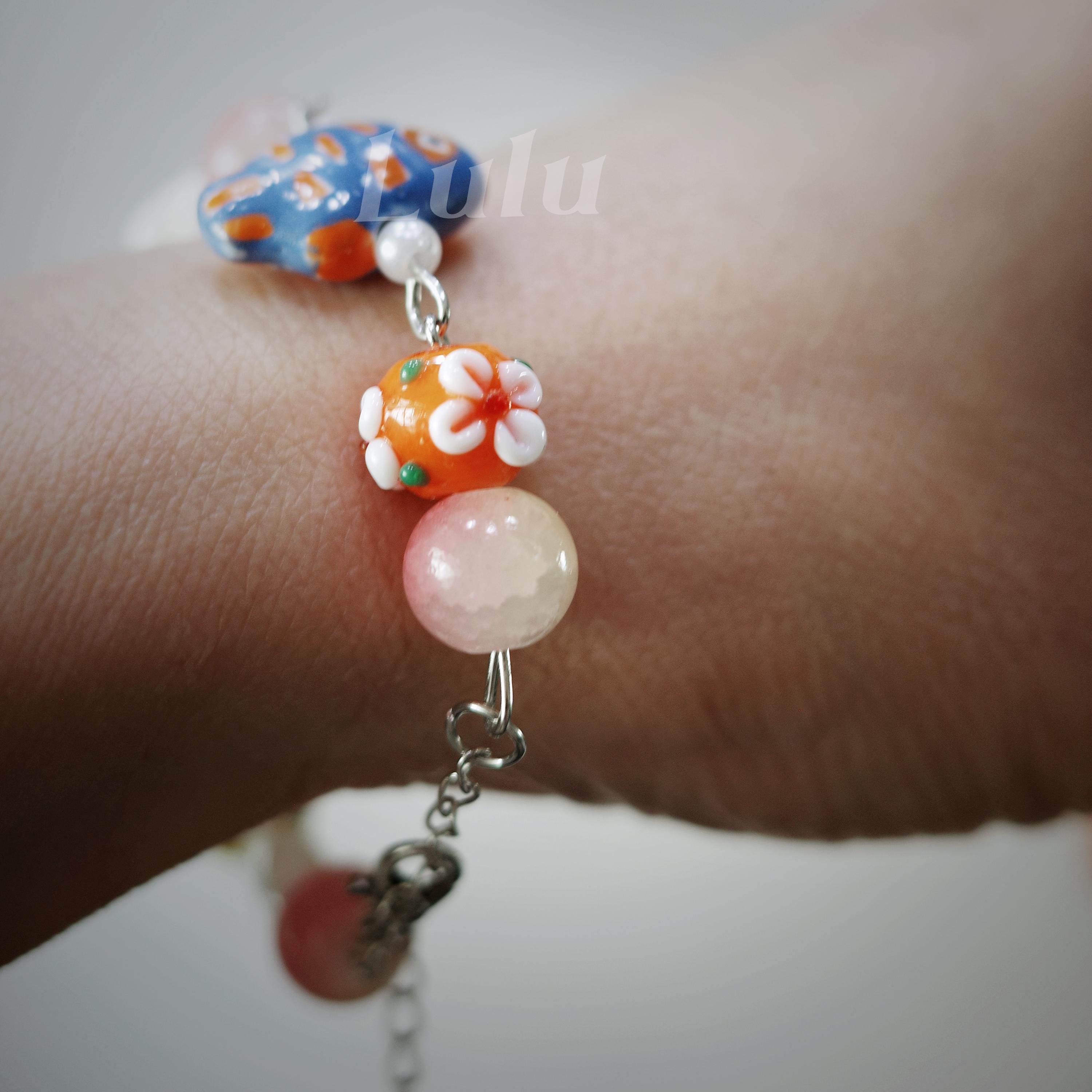 Handmade Fish Ceramic Bracelet