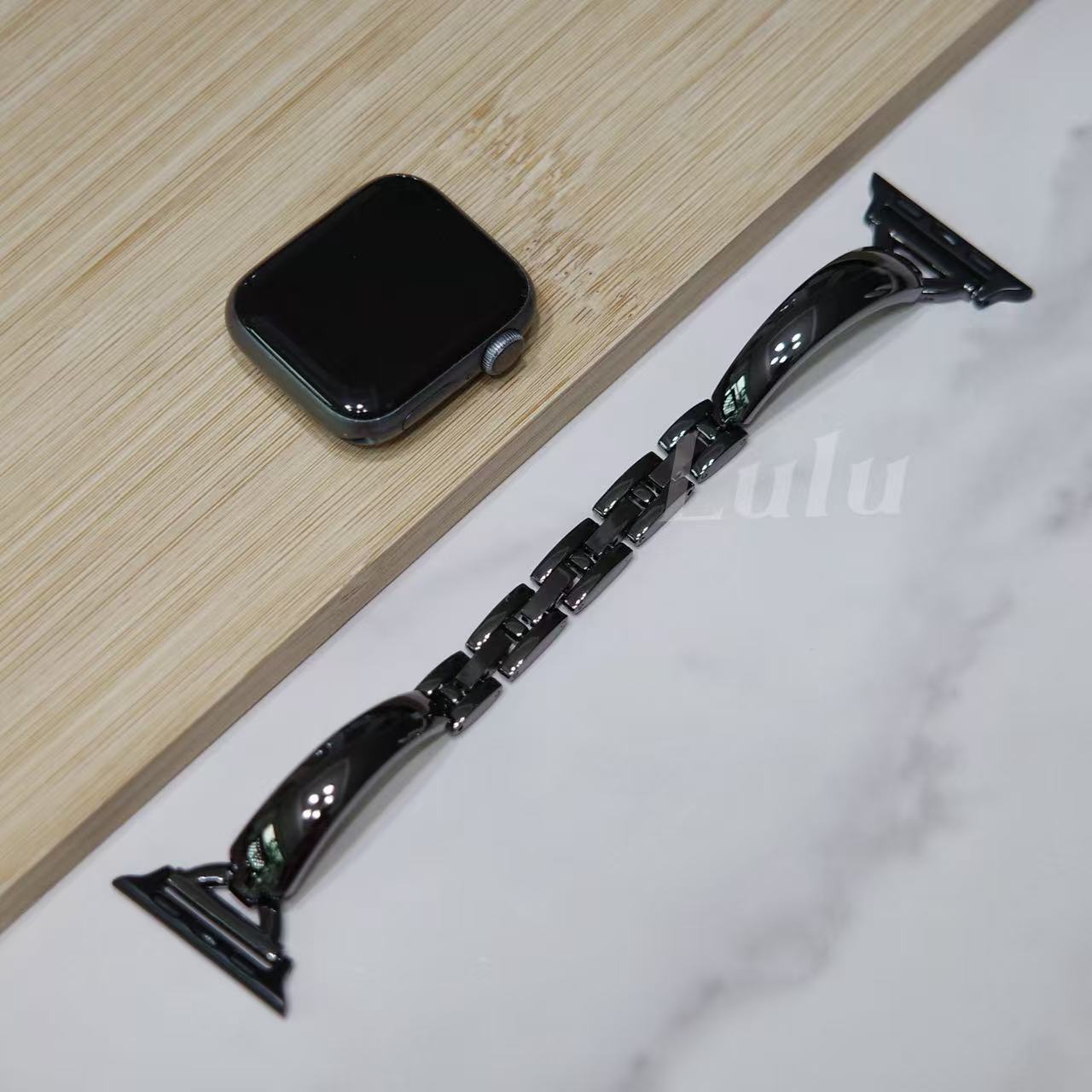 Black Bangle Apple Watch Band