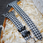 Checkered Leather Apple Watch Band