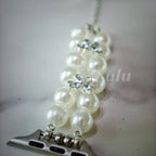 Pearl Ribbon Apple Watch Band