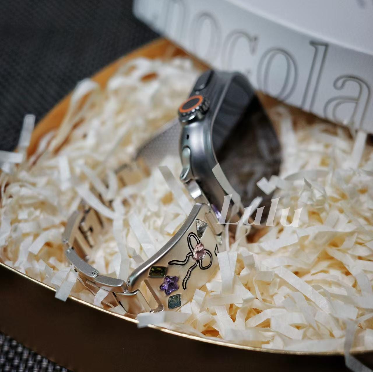 Ribbon Stainless Steel Apple Watch Band
