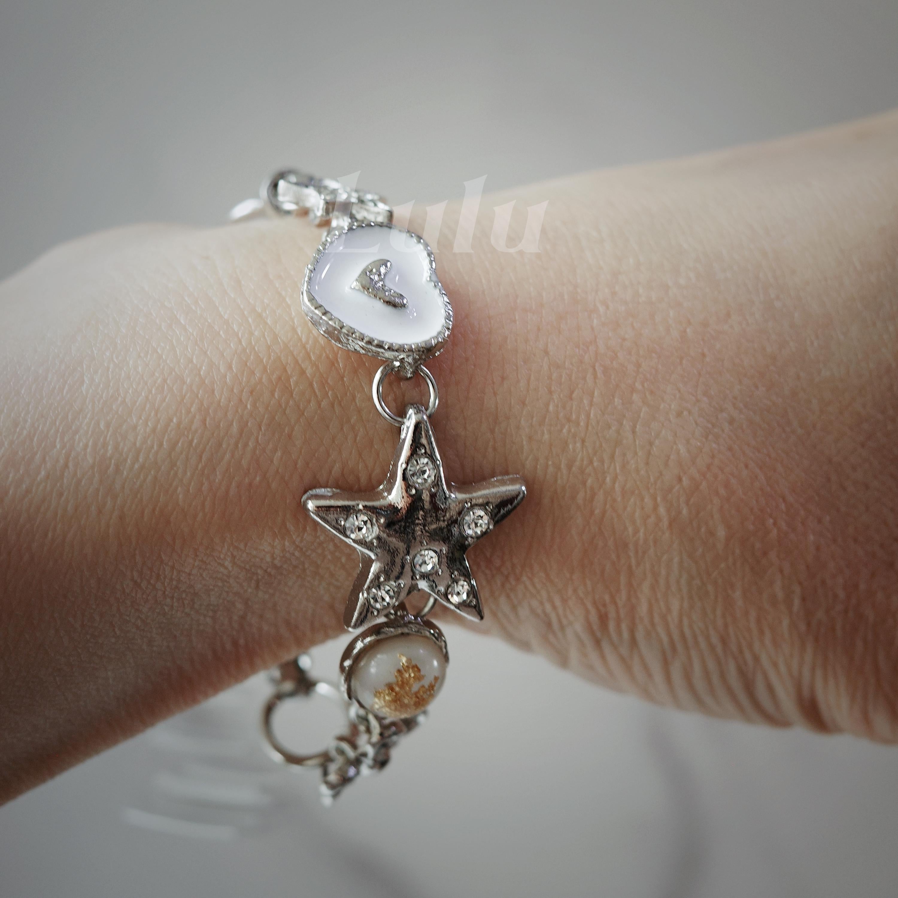 Silver Finished Link Bracelet