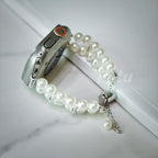 Pearl Ribbon Apple Watch Band