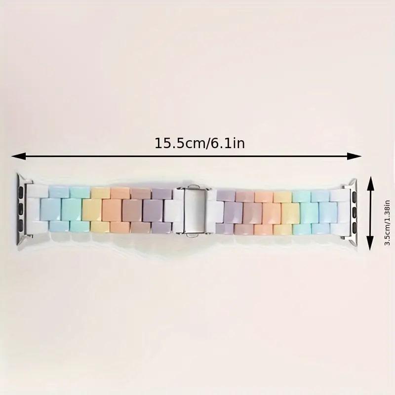 Pastel Rainbow Apple Watch Band