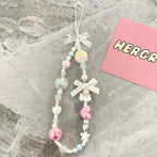 Cute Pink Bow Phone Strap