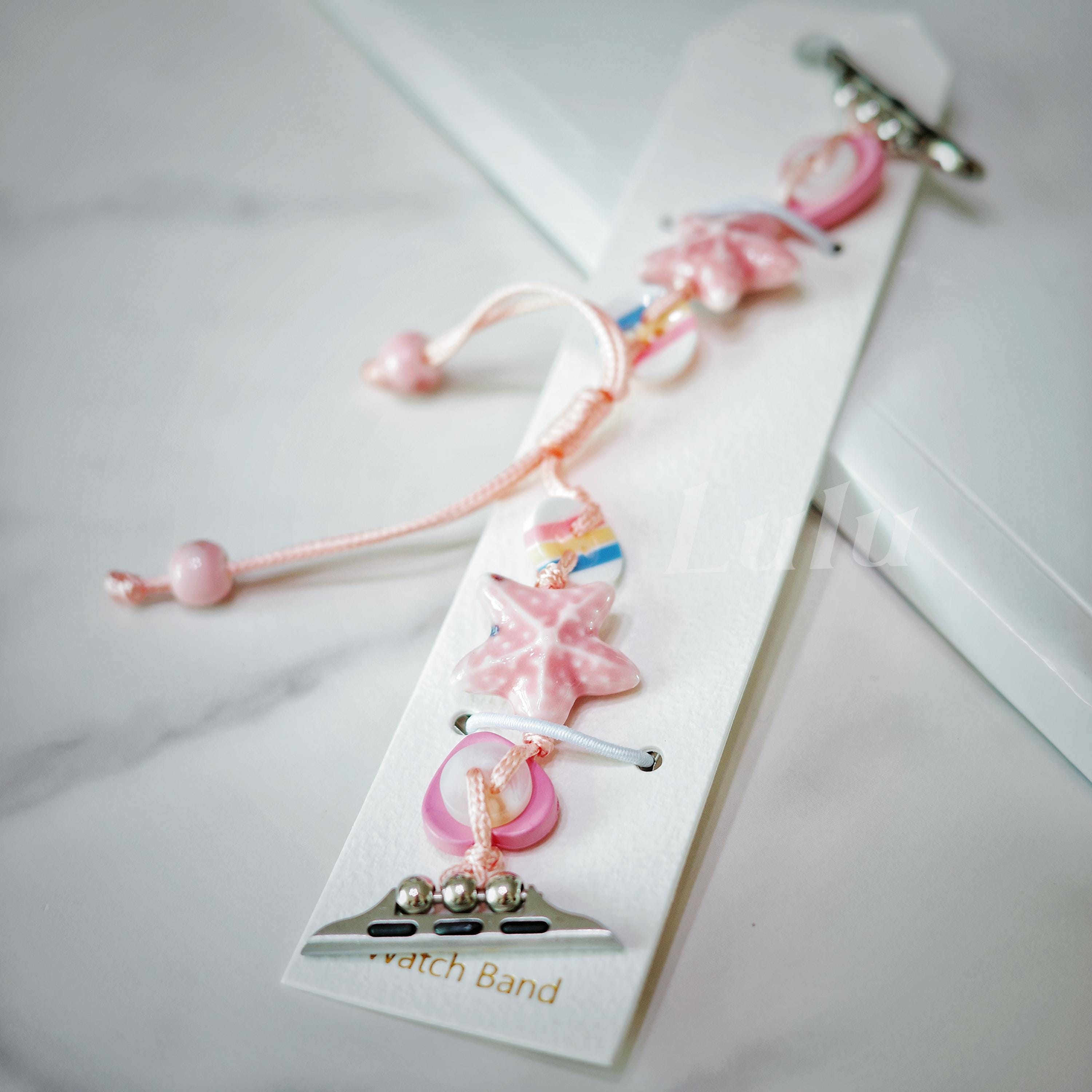 Seashell Beaded Apple Watch Band