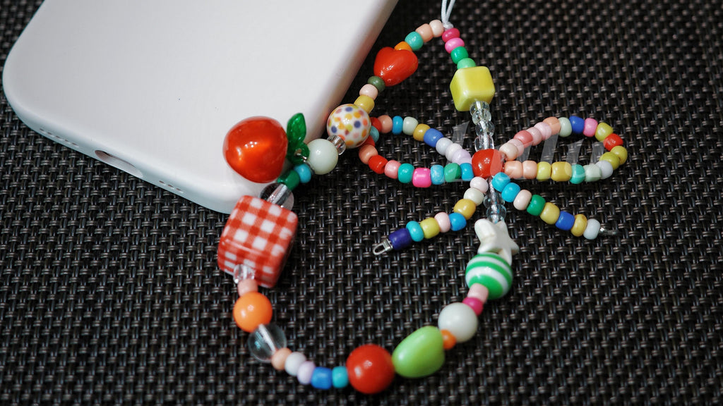 Fruity Colorful Phone Charm Strap, Phone Lanyard