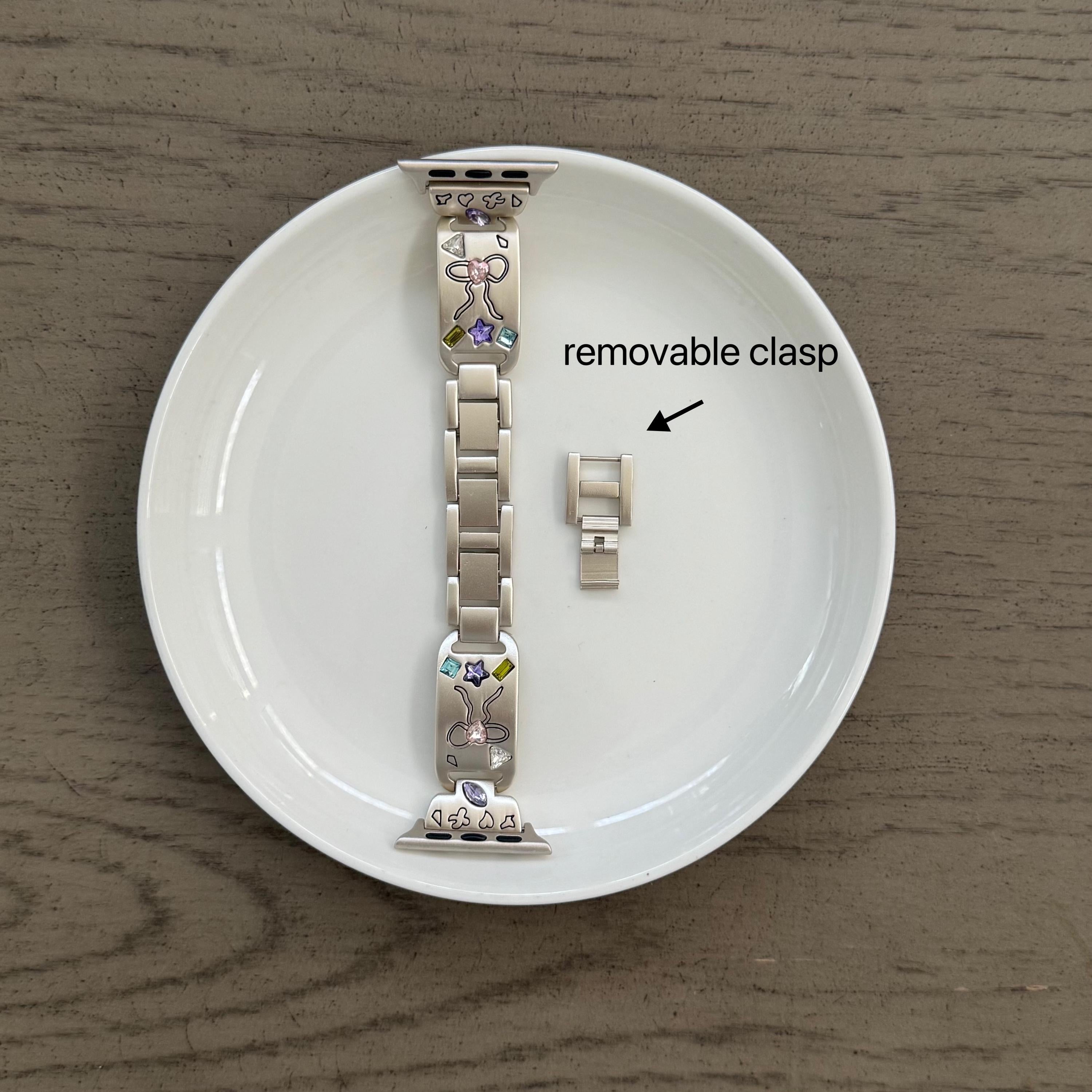Ribbon Stainless Steel Apple Watch Band