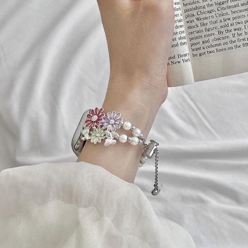 Flower Charm Apple Watch Band