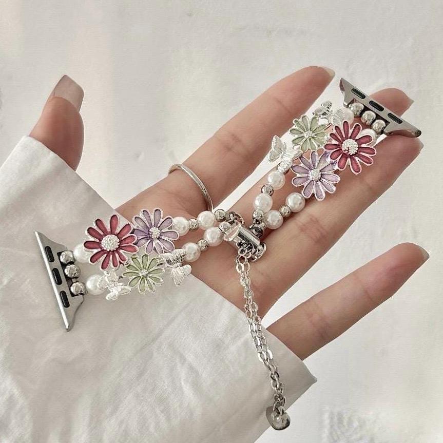 Flower Charm Apple Watch Band