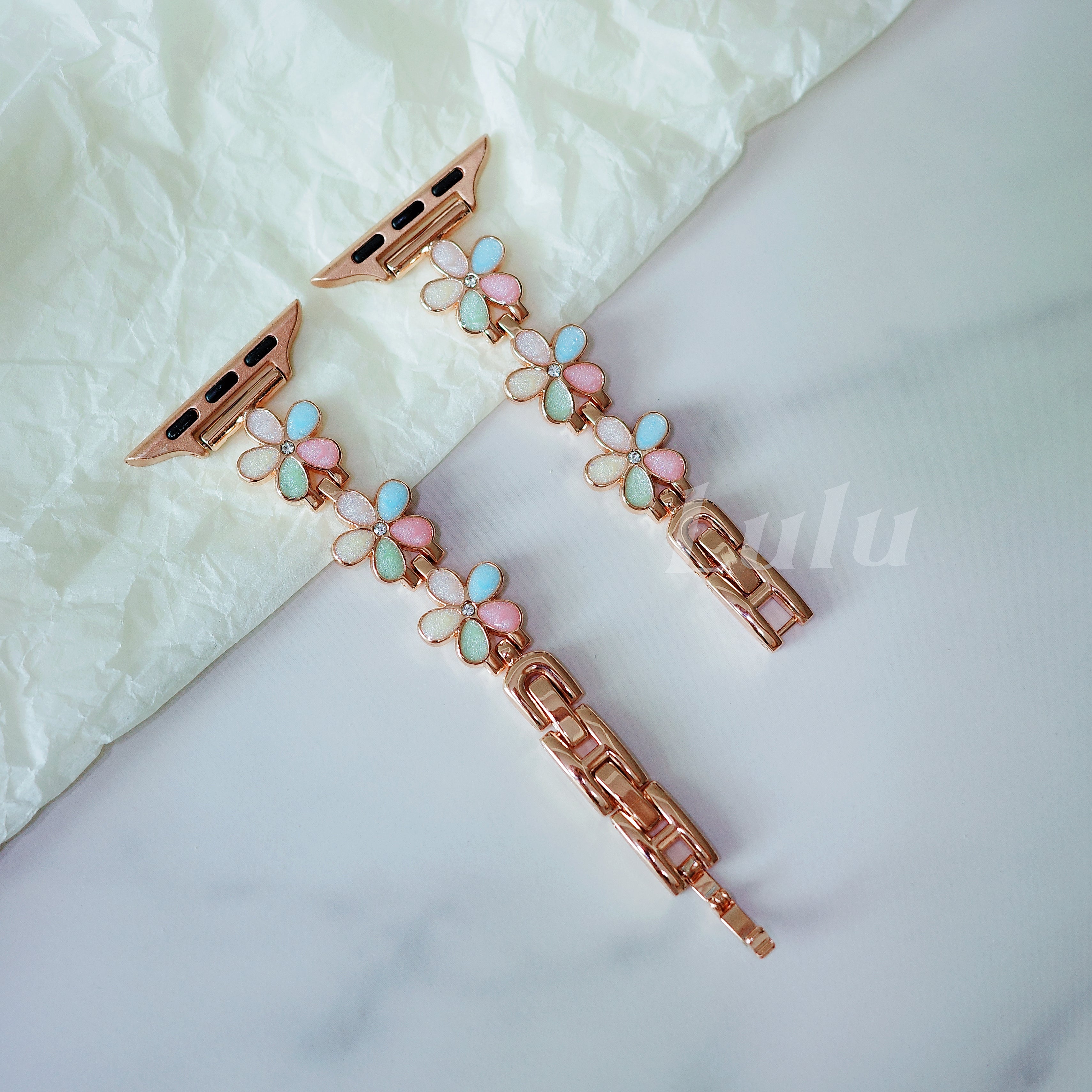 Pastel Petals Apple Watch Band