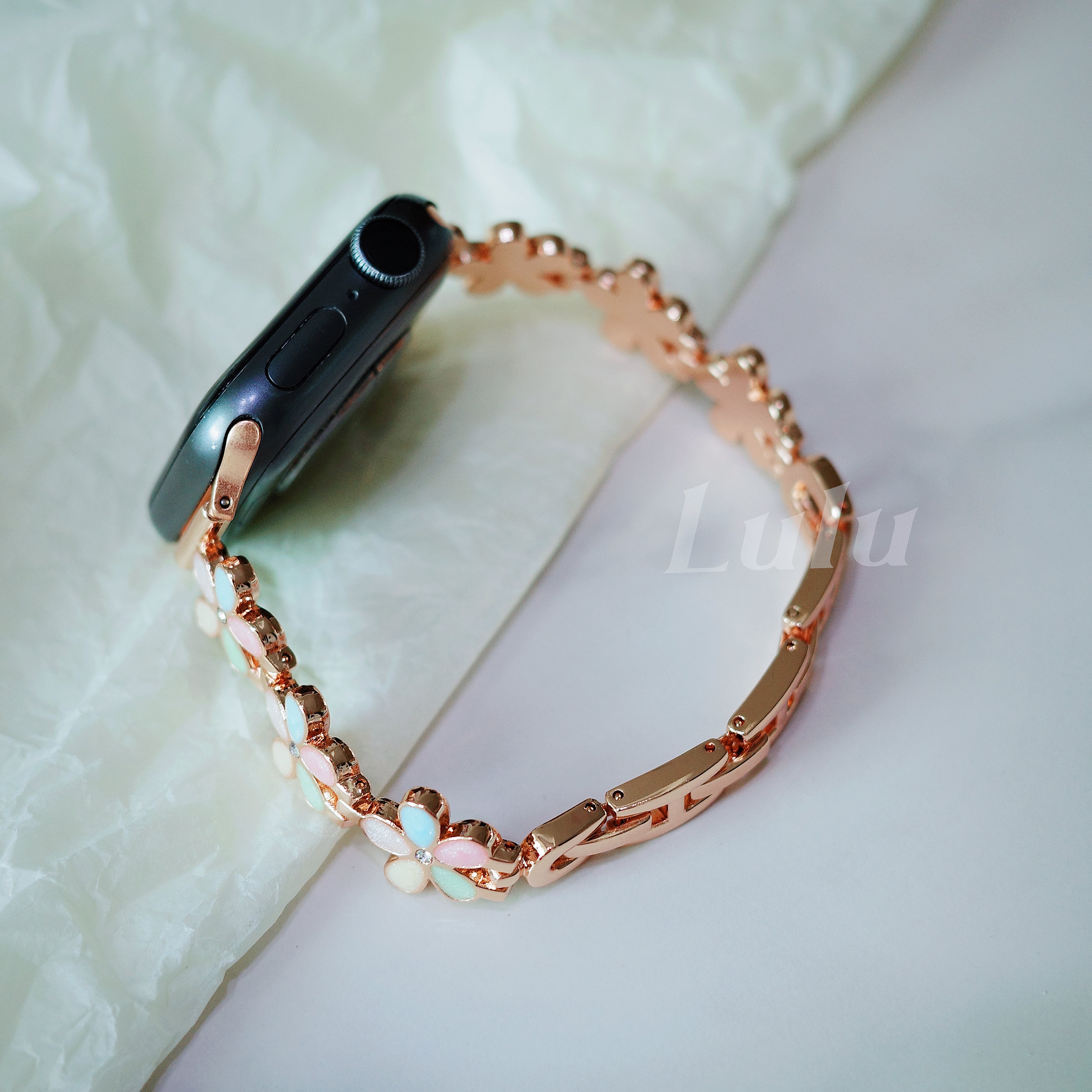Pastel Petals Apple Watch Band