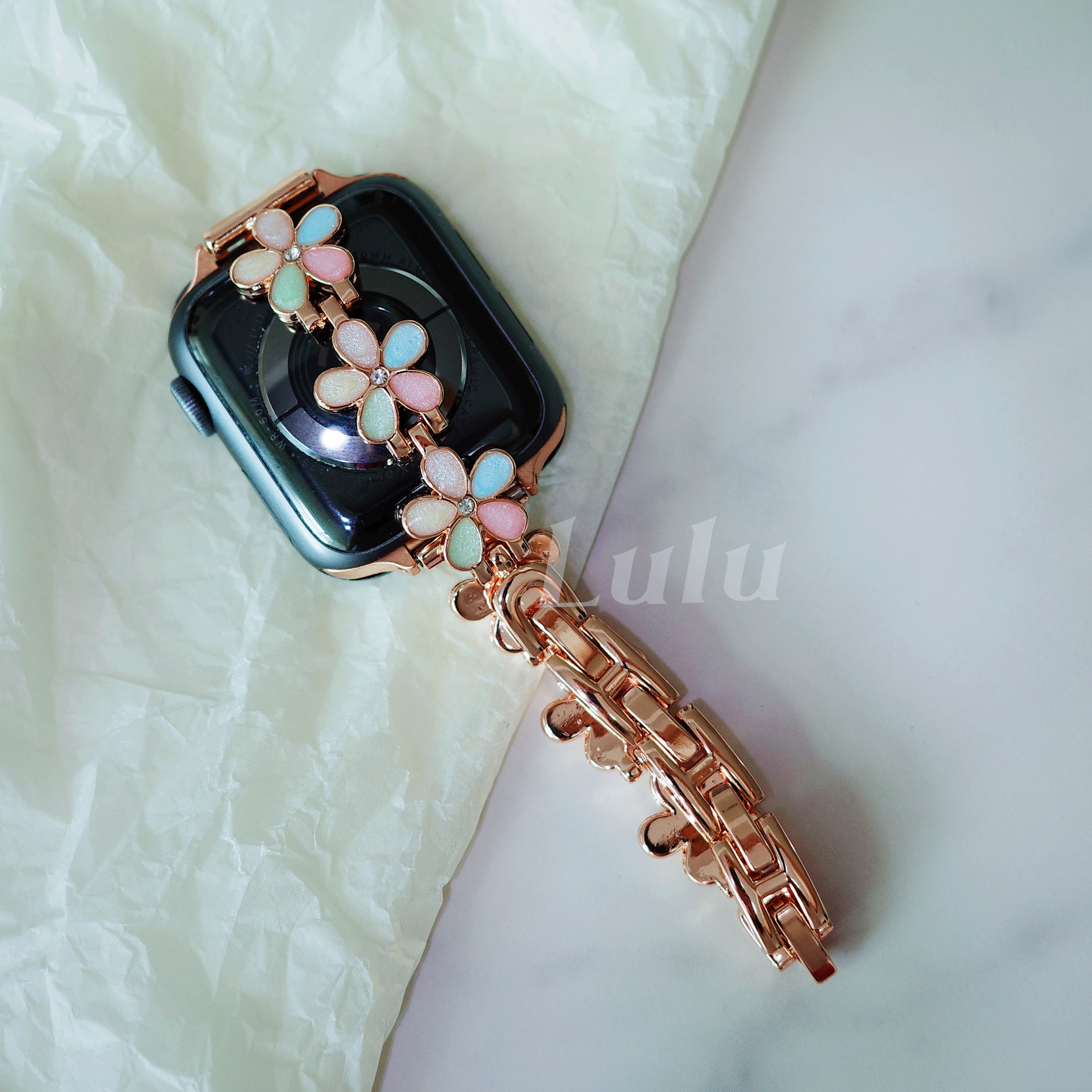 Pastel Petals Apple Watch Band