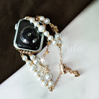 Gold Pearl Star Apple Watch Band
