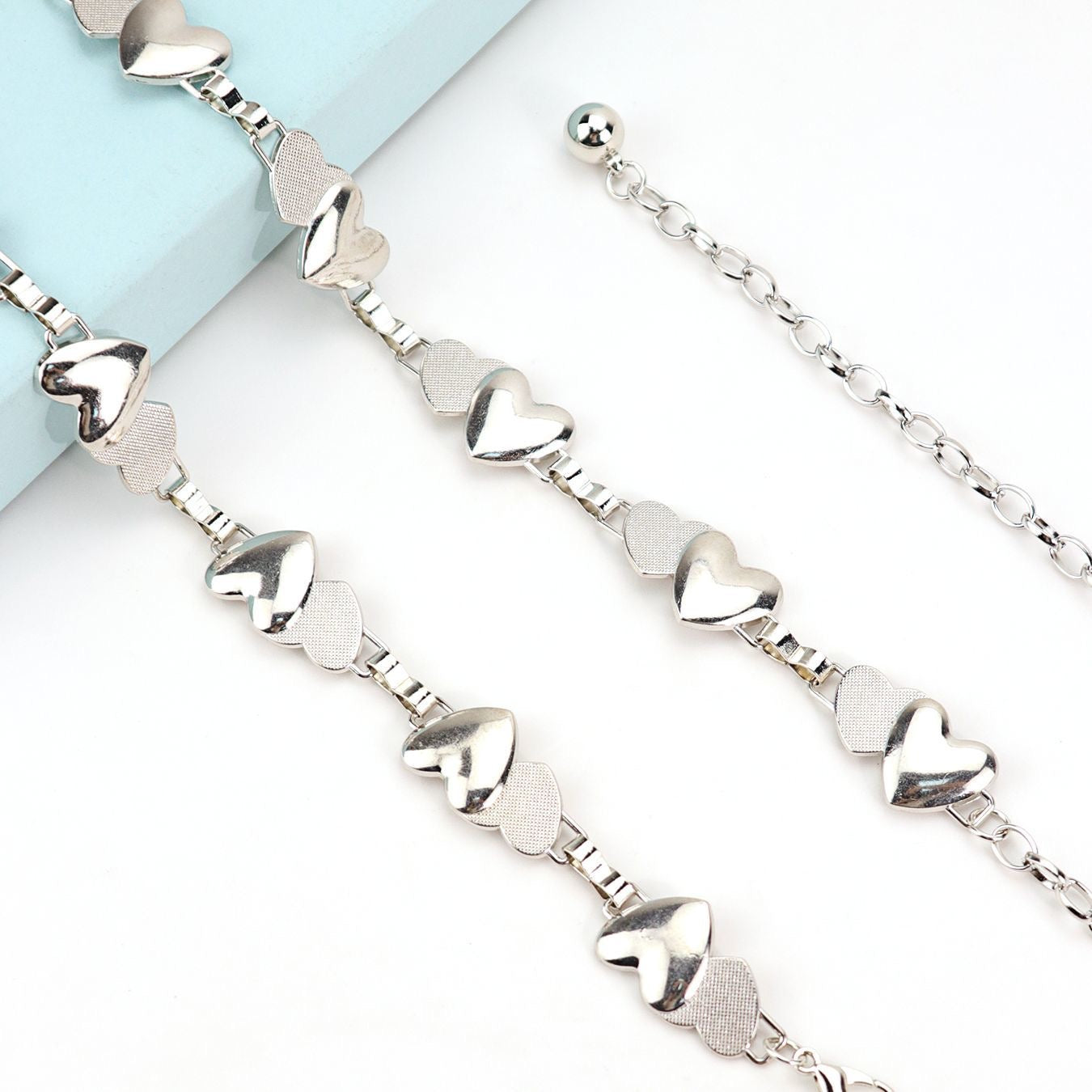 Silver Heart Waist Chain