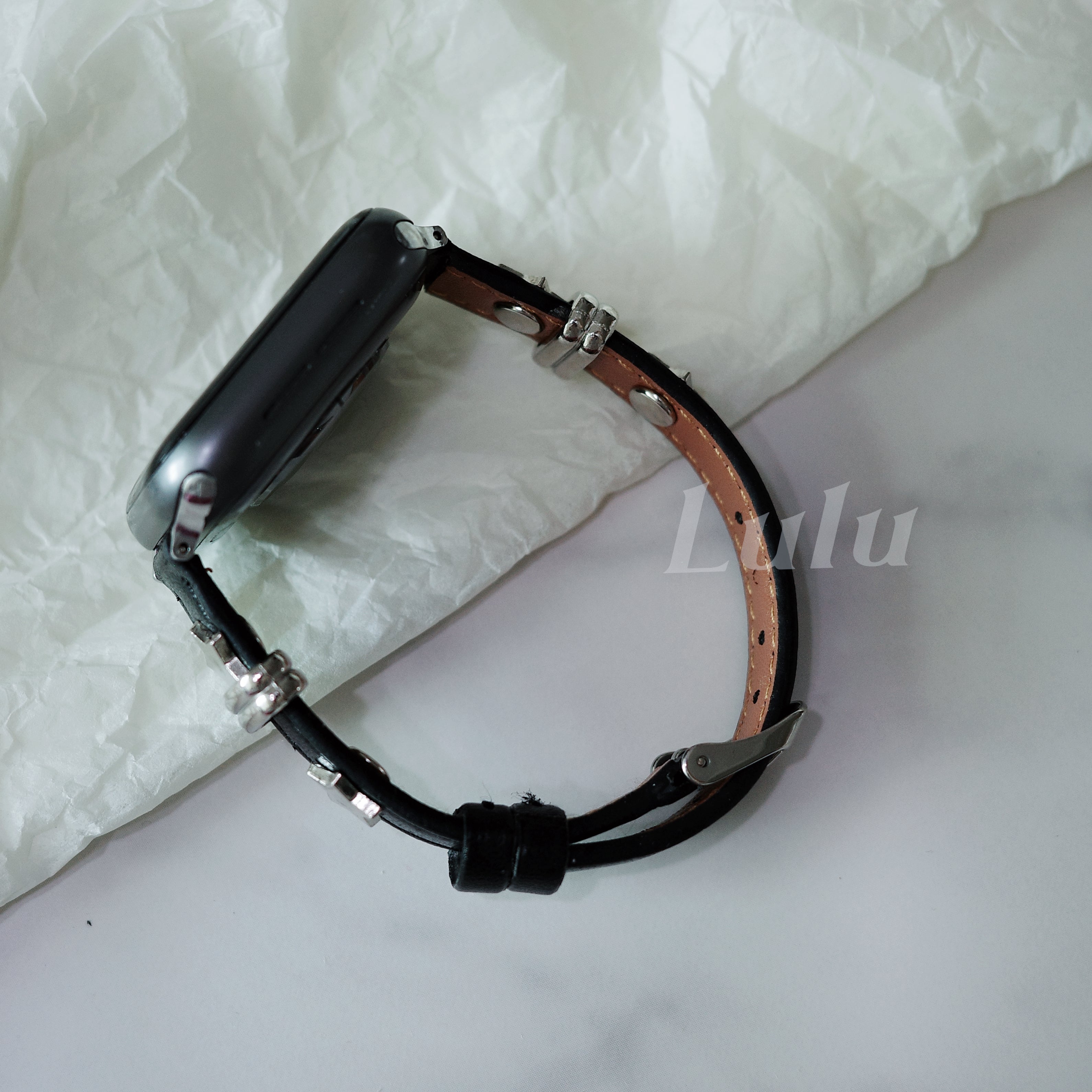 Punk Leather Apple Watch Band