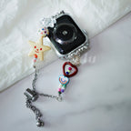 Smiley Star Beaded Apple Watch Band